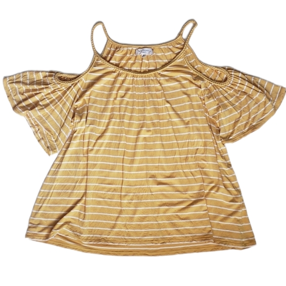 MAX STUDIO Golden Yellow Top - Size XL - Picture 8 of 8